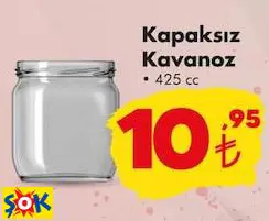 KAPAKSIZ KAVANOZ 425 CC